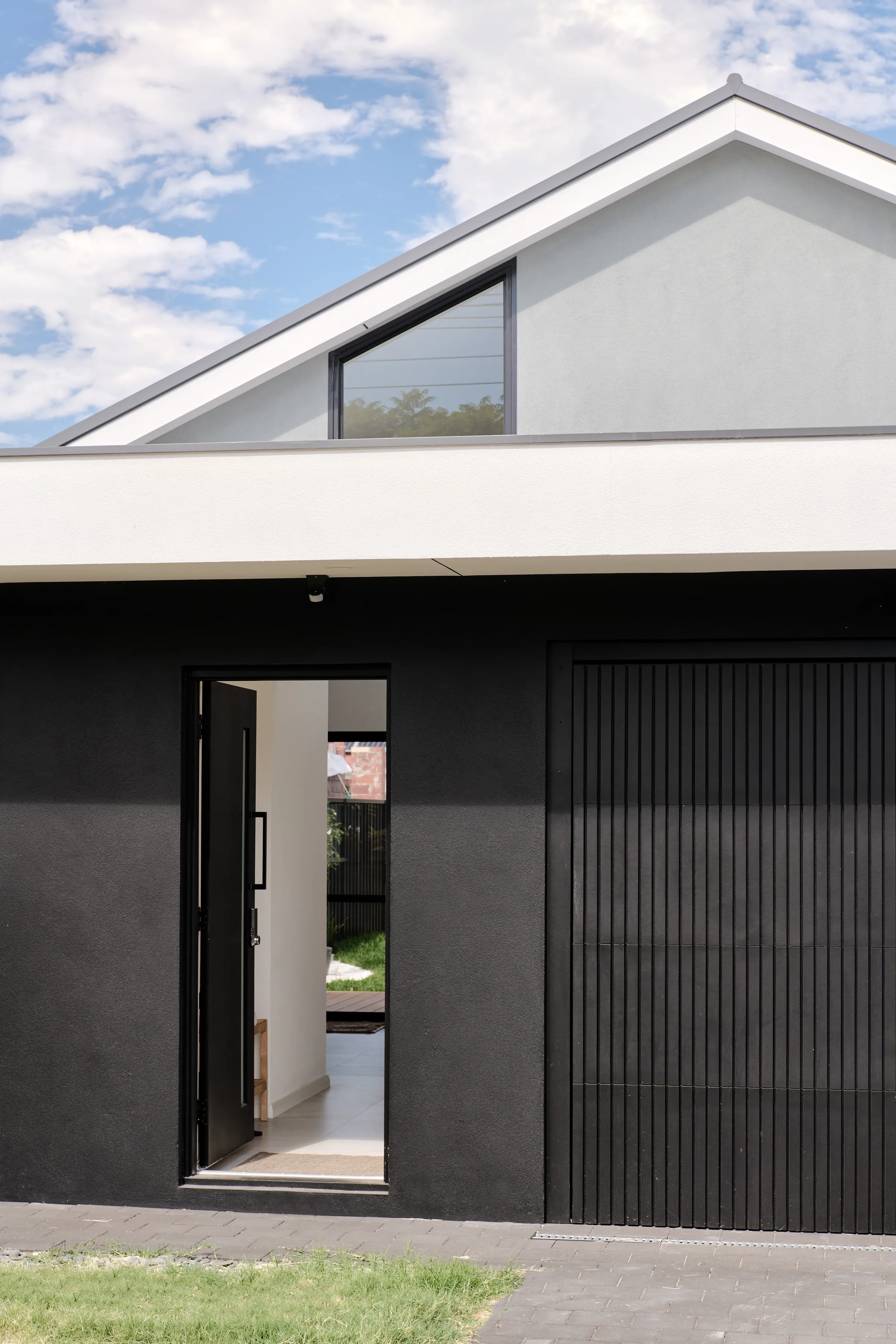 East Cannington Residences, entry and gable detail